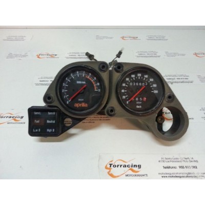 ref: 9330 marcador sin el de temperatura con 36603 km aprilia pegaso 650 año 1992/1996