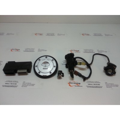 ref: 9701 juego contacto con llave, tapon de gasolina, cerradura, asiento y cdi honda cbr 1000rr año 2004/2005